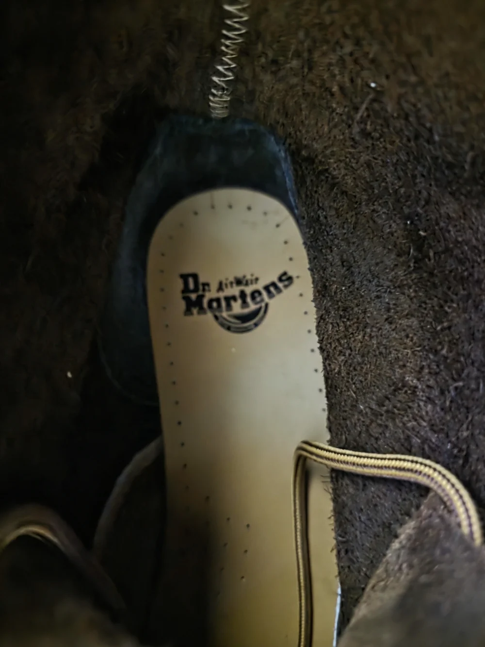 Dr. Martens Men’s Brown Leather Lace-Up Boots